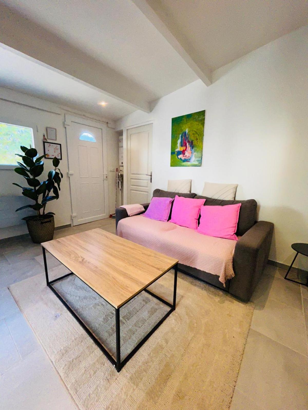 Maisons Detente Jardin, Terrasse Vue Mer Et Spa مارسيليا الغرفة الصورة